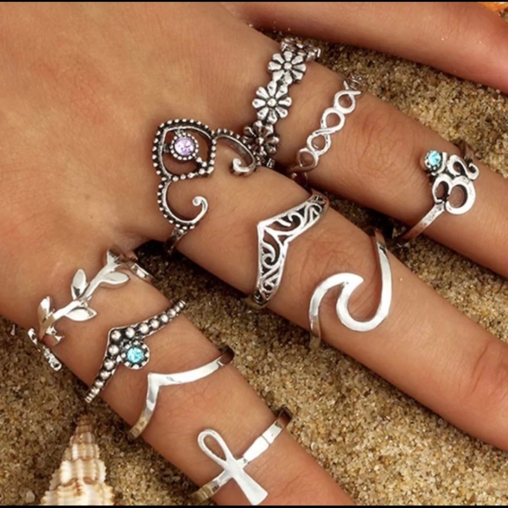 10 piece Ring Set